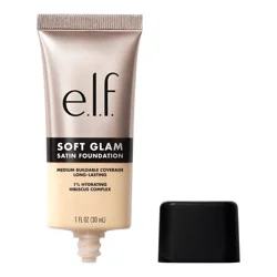 e.l.f. Soft Glam Satin Foundation - 12 Fair Medium - 1 fl oz: Paraben-Free, Vegan, Buildable Coverage, Liquid Formula