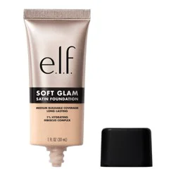 e.l.f. Soft Glam Satin Foundation - 20 Light Cool - 1 fl oz: Paraben-Free, Vegan, Medium Coverage, Liquid