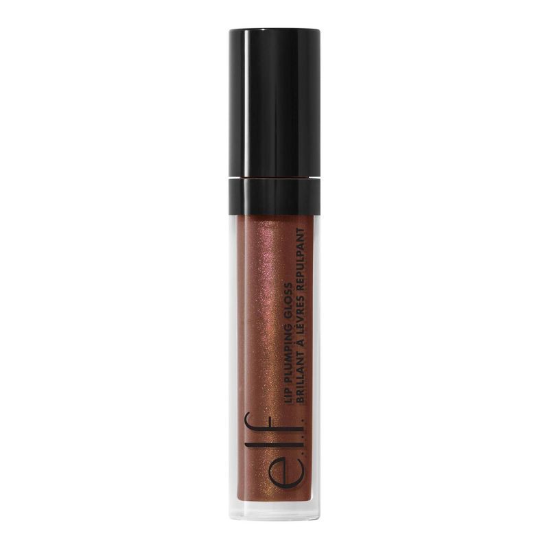 slide 9 of 9, e.l.f. Lip Plumping Gloss - Chocolate Glaze - 0.1 fl oz, 0.1 fl oz