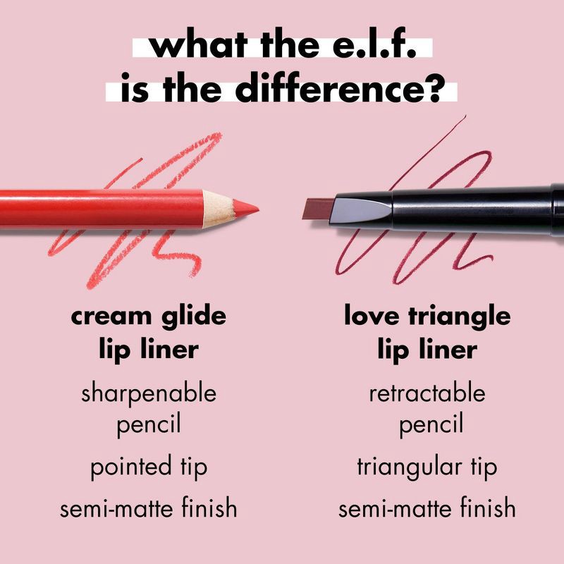 slide 8 of 12, e.l.f. Cream Glide Lip Liner - Pinky Swear - 0.03oz, 0.03 oz