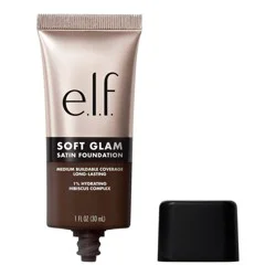 e.l.f. Soft Glam Satin Foundation - 64 Rich Neutral - 1 fl oz: Paraben-Free, Vegan, Medium Coverage, Liquid