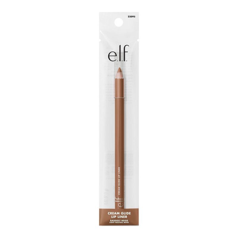 slide 11 of 12, e.l.f. Cream Glide Lip Liner - Baddest Beige - 0.03oz, 0.03 oz