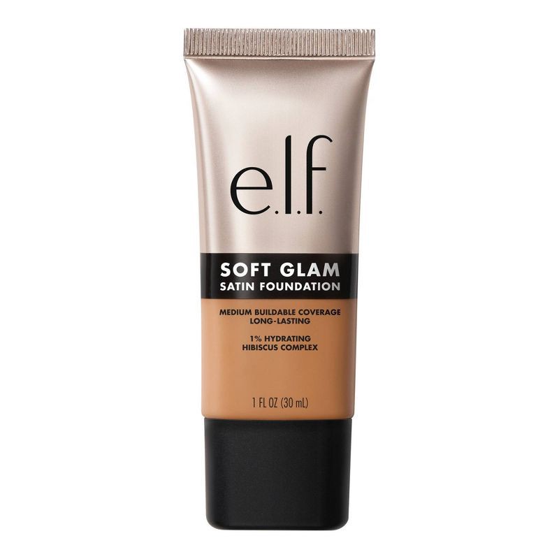 slide 11 of 12, e.l.f. Soft Glam Satin Foundation - 43 Tan Cool - 1 fl oz, 1 fl oz
