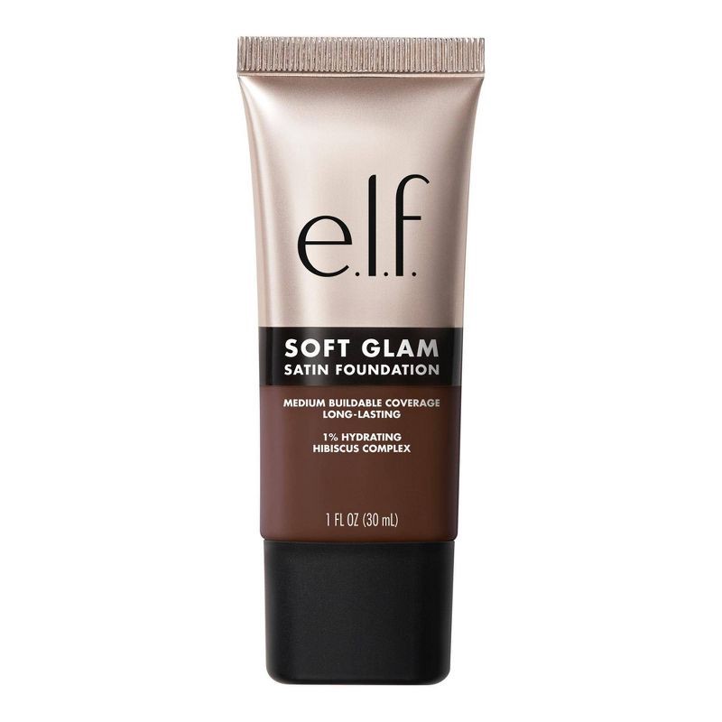 slide 11 of 12, e.l.f. Soft Glam Satin Foundation - 60 Rich Cool - 1 fl oz, 1 fl oz