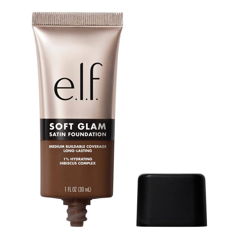 slide 1 of 12, e.l.f. Soft Glam Satin Foundation - 62 Rich Warm - 1 fl oz, 1 fl oz