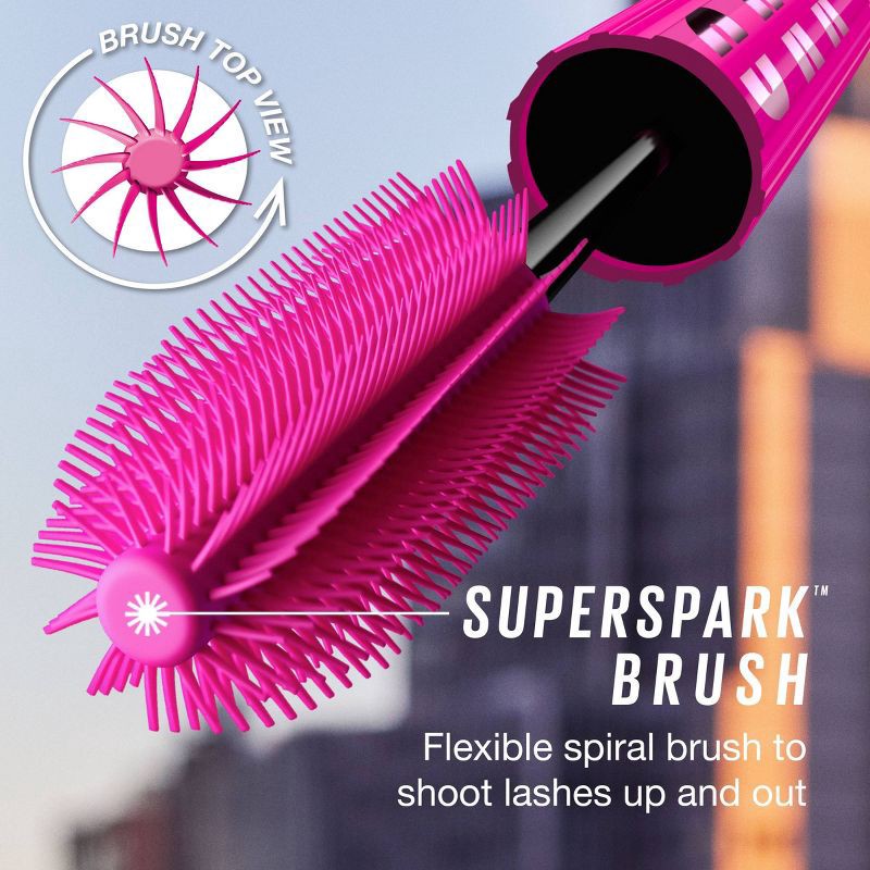 slide 5 of 9, Maybelline Lash Sensational Firework Volume and Length Mascara - Washable Blackest Black - 0.33 fl oz, 0.33 fl oz