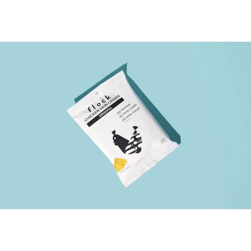 slide 3 of 4, Flock Foods Flock Chicken Skin Crisps Original - 2.5oz, 2.5 oz