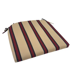 ROOM & RETREAT Rr Seat Pad Beige Stripe
