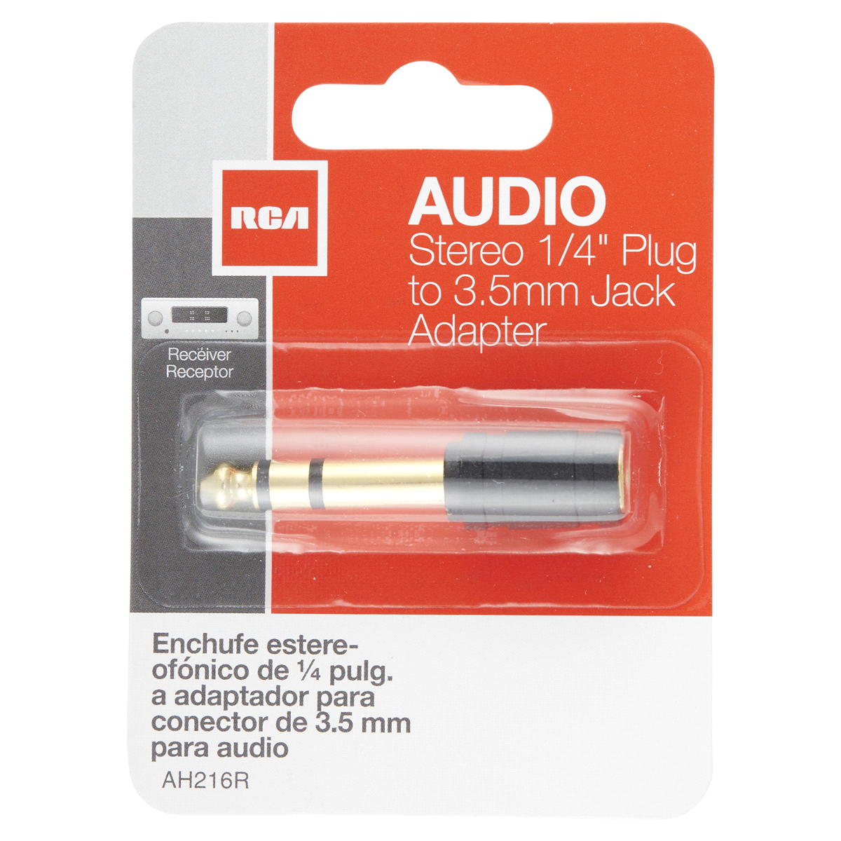 slide 1 of 5, RCA Audio Stereo Adapter, 1 ct