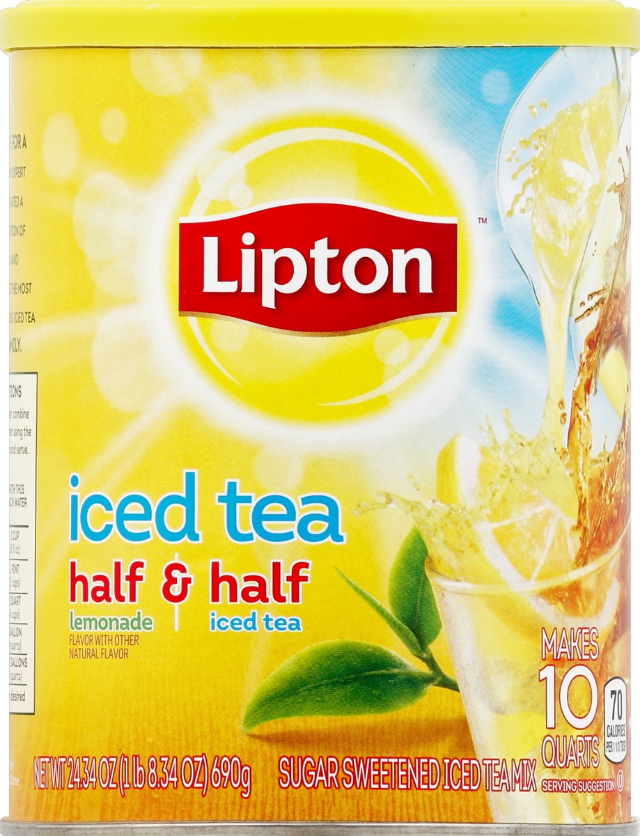 slide 2 of 2, Lipton Iced Tea Mix 24.34 oz, 10 qt