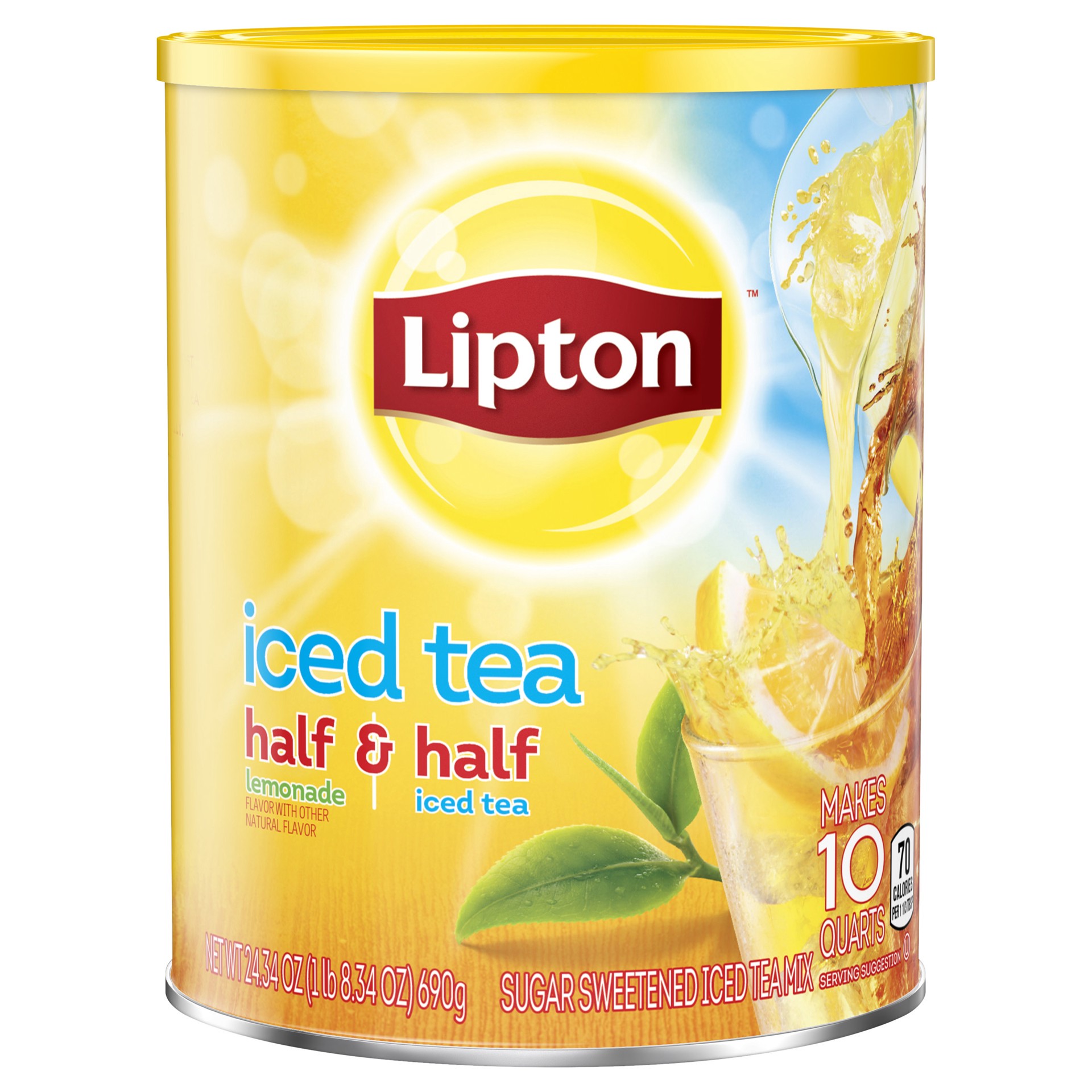 slide 1 of 2, Lipton Iced Tea Mix 24.34 oz, 10 qt