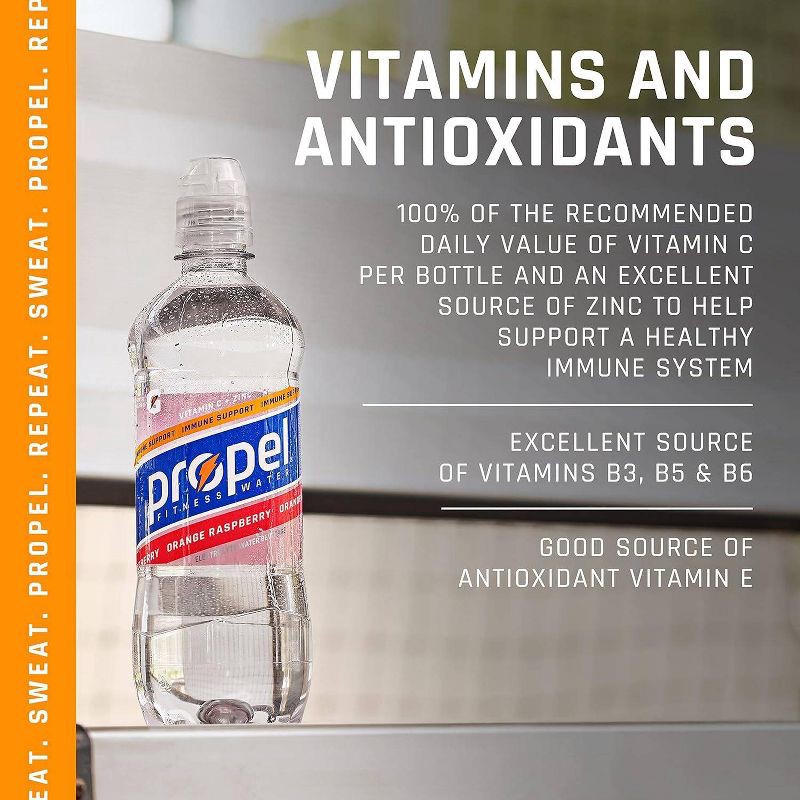 slide 7 of 8, Propel Immune Support Variety Pack - 12pk/16.9 fl oz Bottles, 12 ct; 16.9 fl oz