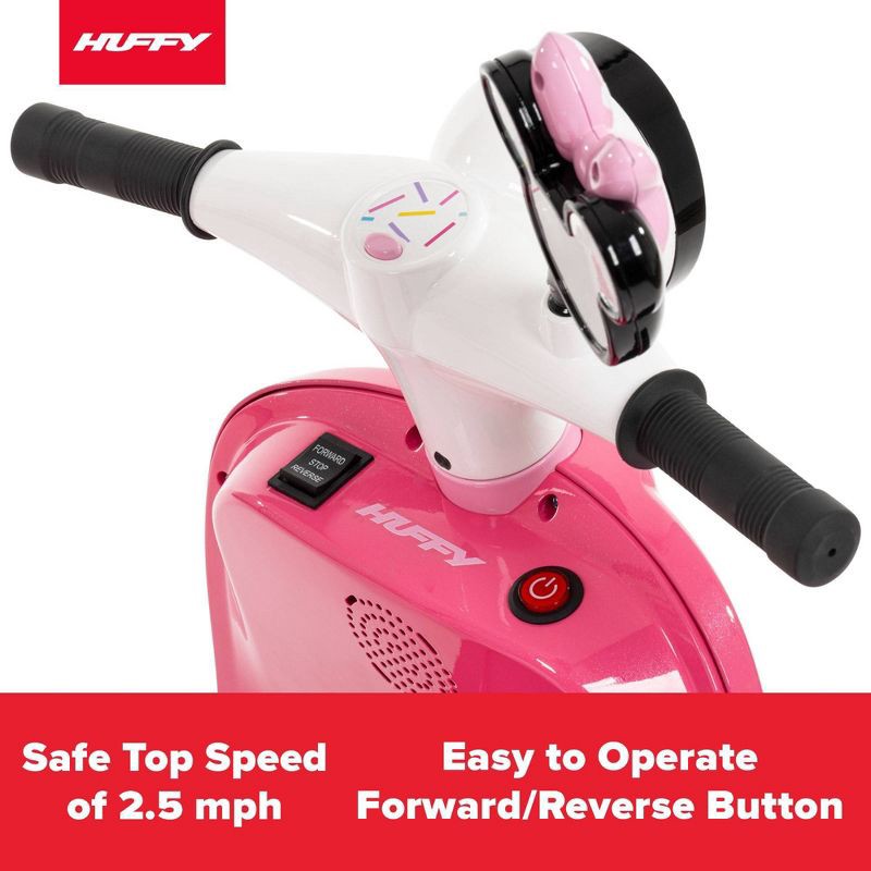 slide 19 of 21, Huffy Disney Minnie Mouse Bakery Cart Battery Ride-On - 6V - Age 3+ - Pink, 1 ct