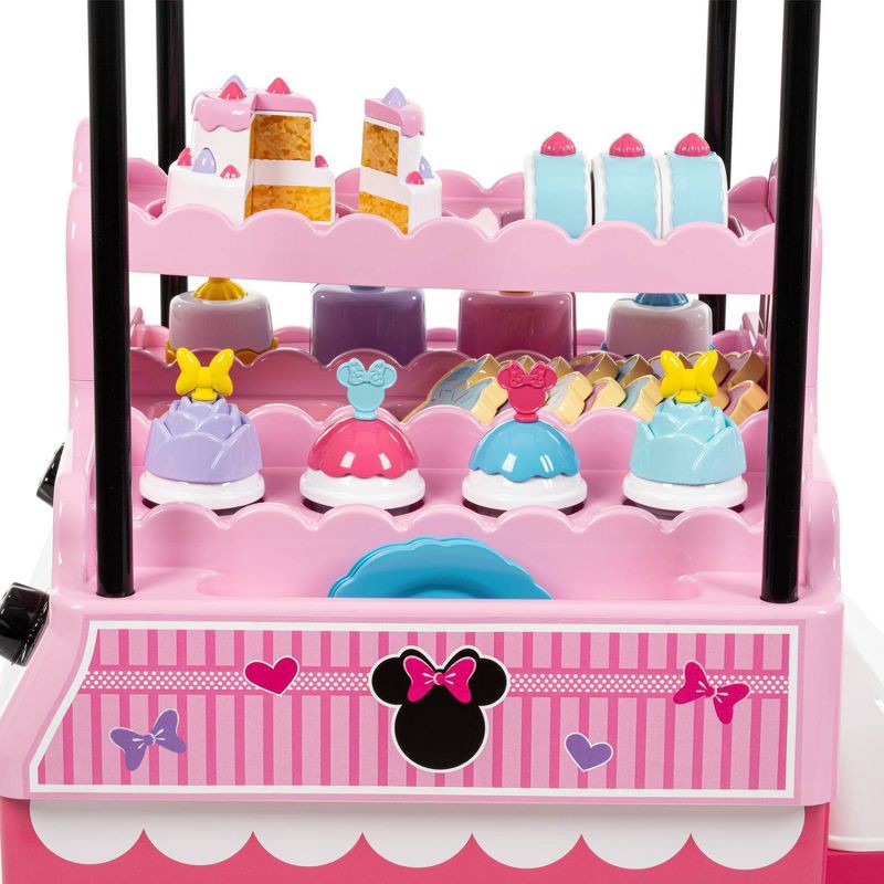 slide 6 of 21, Huffy Disney Minnie Mouse Bakery Cart Battery Ride-On - 6V - Age 3+ - Pink, 1 ct