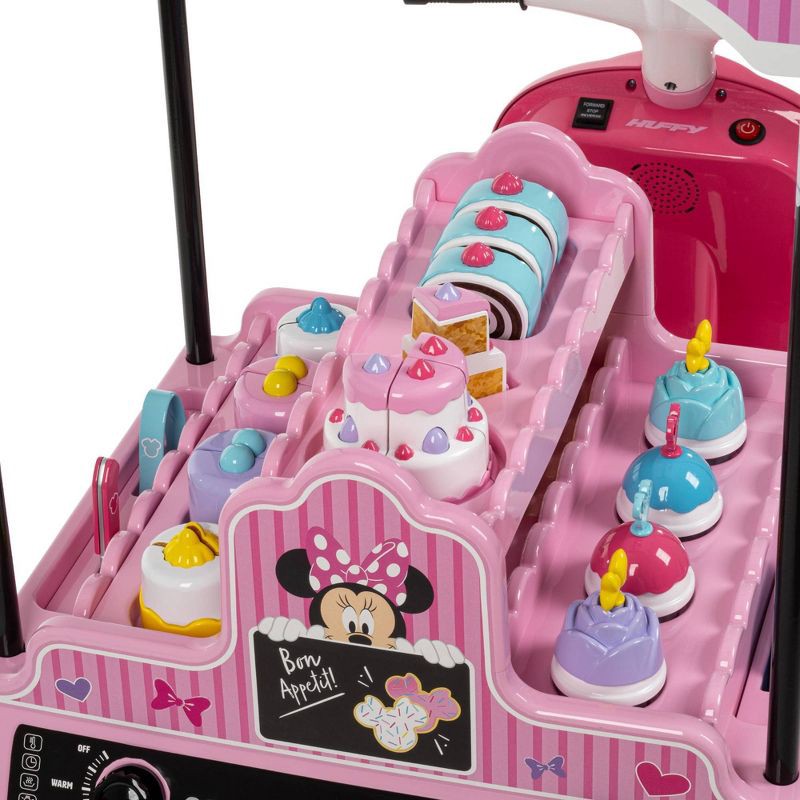slide 7 of 21, Huffy Disney Minnie Mouse Bakery Cart Battery Ride-On - 6V - Age 3+ - Pink, 1 ct