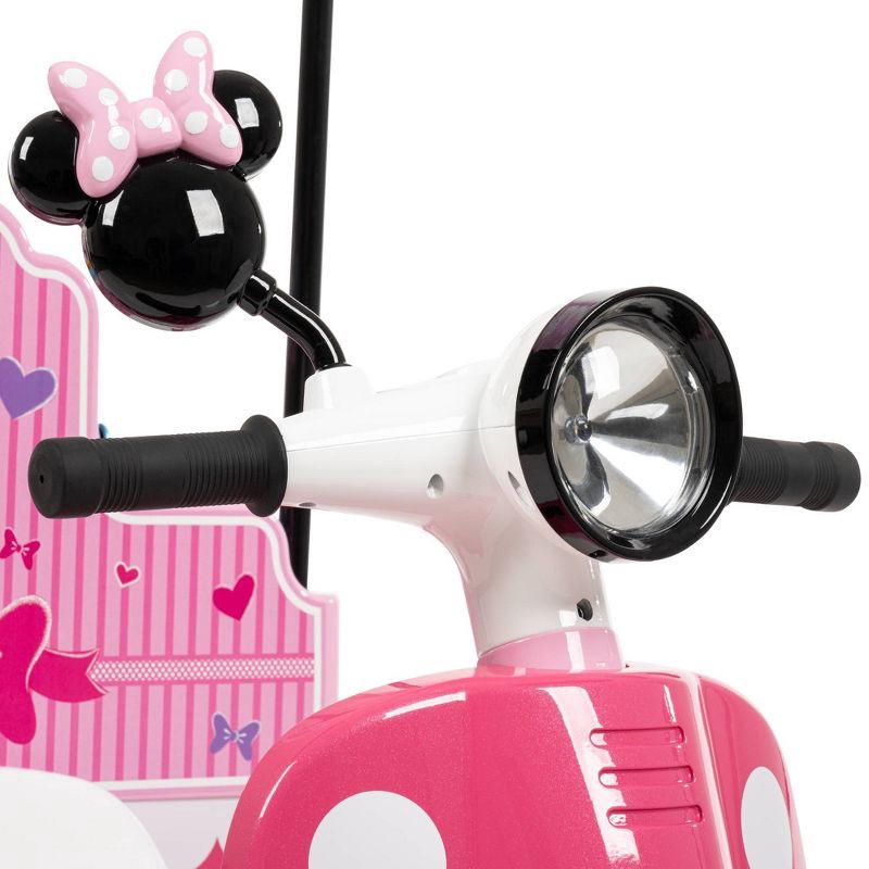 slide 10 of 21, Huffy Disney Minnie Mouse Bakery Cart Battery Ride-On - 6V - Age 3+ - Pink, 1 ct