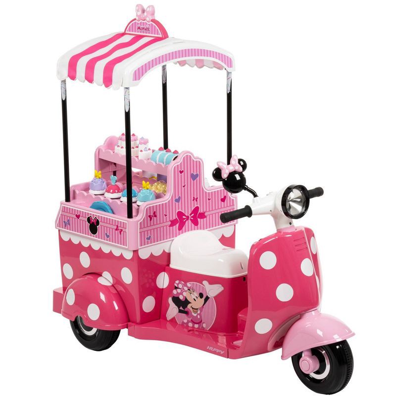 slide 1 of 21, Huffy Disney Minnie Mouse Bakery Cart Battery Ride-On - 6V - Age 3+ - Pink, 1 ct