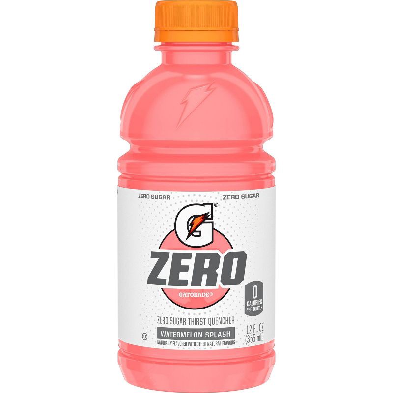 slide 3 of 4, Gatorade G Zero Watermelon Splash Sports Drink - 12pk/12 fl oz Bottles, 12 ct; 12 fl oz