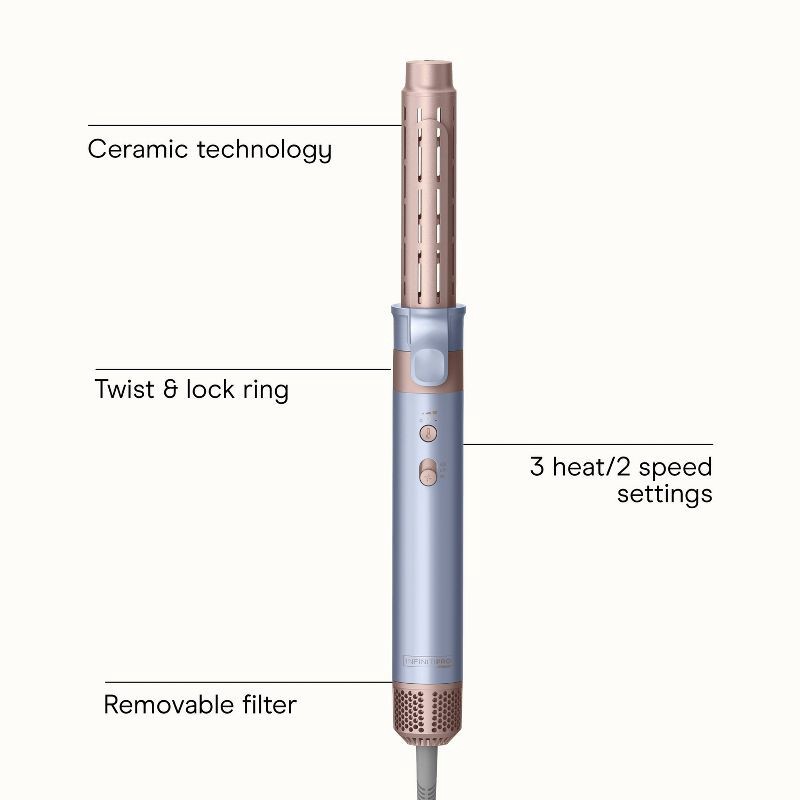 slide 2 of 18, InfinitiPRO by Conair INFINITI PRO CONAIR Wet-to-Dry Styling Wand with Multiple Attachments, 1 ct