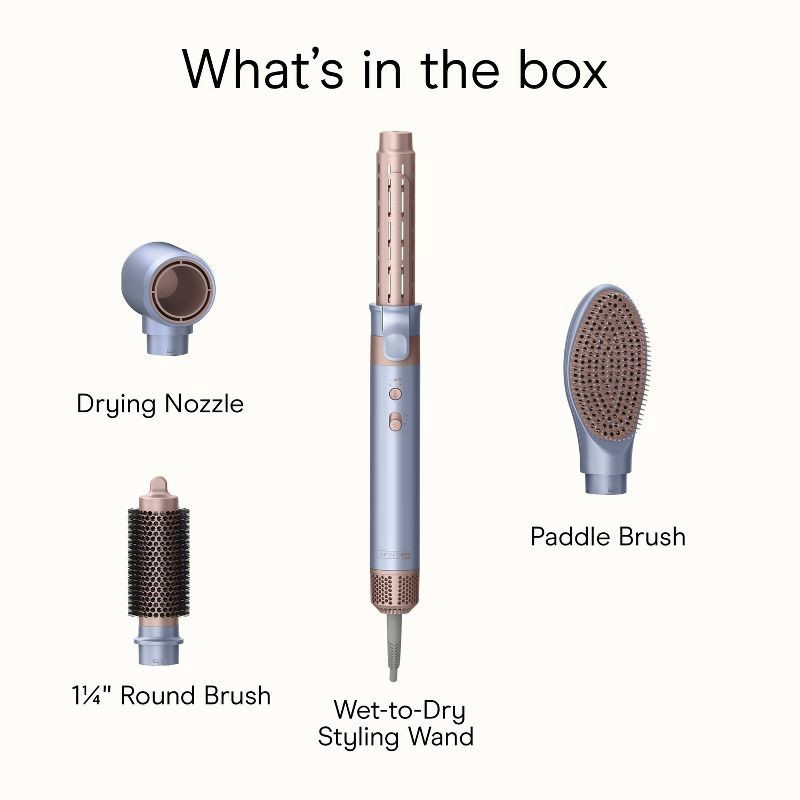 slide 11 of 18, InfinitiPRO by Conair INFINITI PRO CONAIR Wet-to-Dry Styling Wand with Multiple Attachments, 1 ct