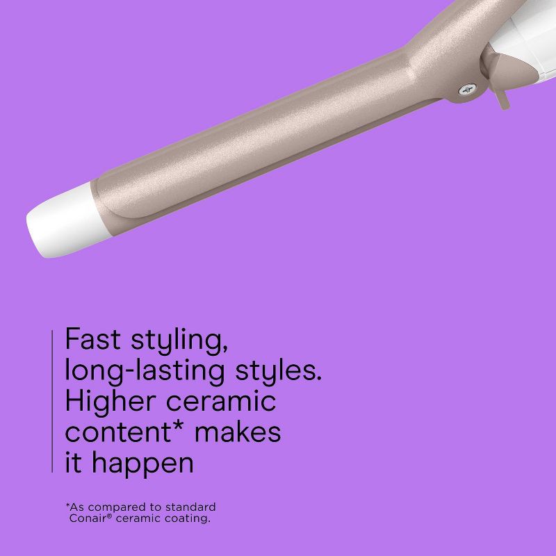 slide 3 of 9, Conair Double Ceramic 3/4" Curling Iron, 1 ct