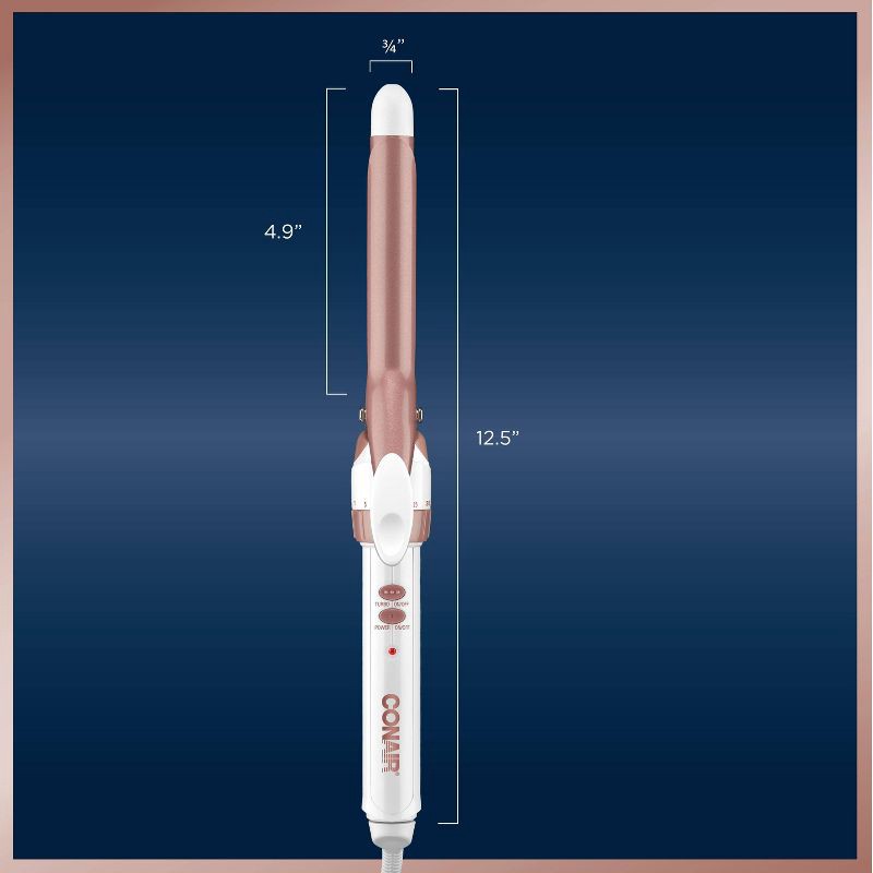 slide 5 of 9, Conair Double Ceramic Curling Iron - 3/4", 1 ct