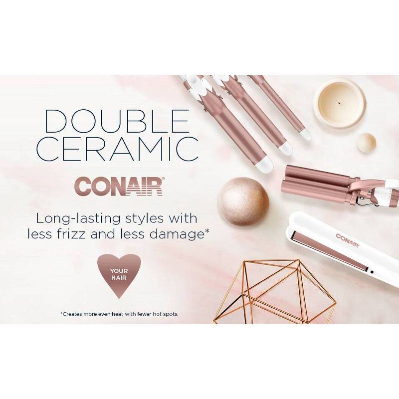 slide 6 of 9, Conair Double Ceramic Curling Iron - 3/4", 1 ct