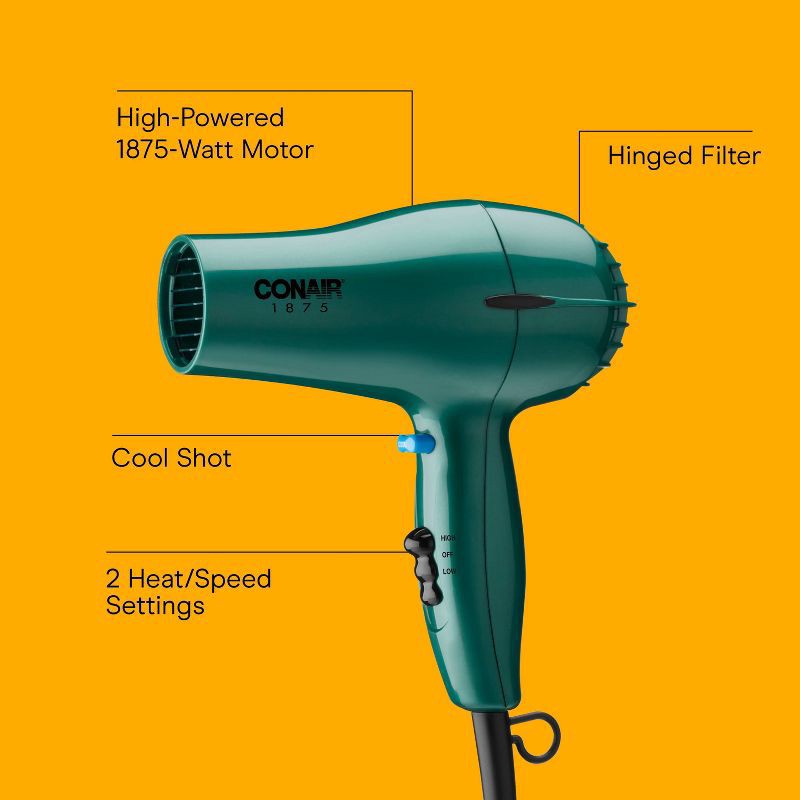 slide 3 of 11, Conair Style & Shine Hair Dryer, 1 ct