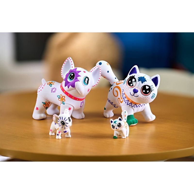 slide 7 of 7, Crayola Scribble Scrubbie Jumbo Pet Cat- Jenny: Drawing & Coloring Kit, Markers, Christmas, Ages 3+, 1 ct