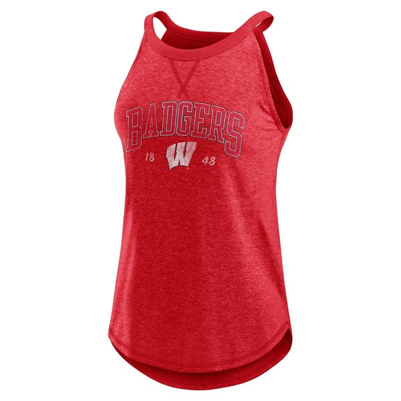 slide 2 of 3, NCAA Wisconsin Badgers Women's Tank Top - L: Lightweight, Pullover, 1 ct