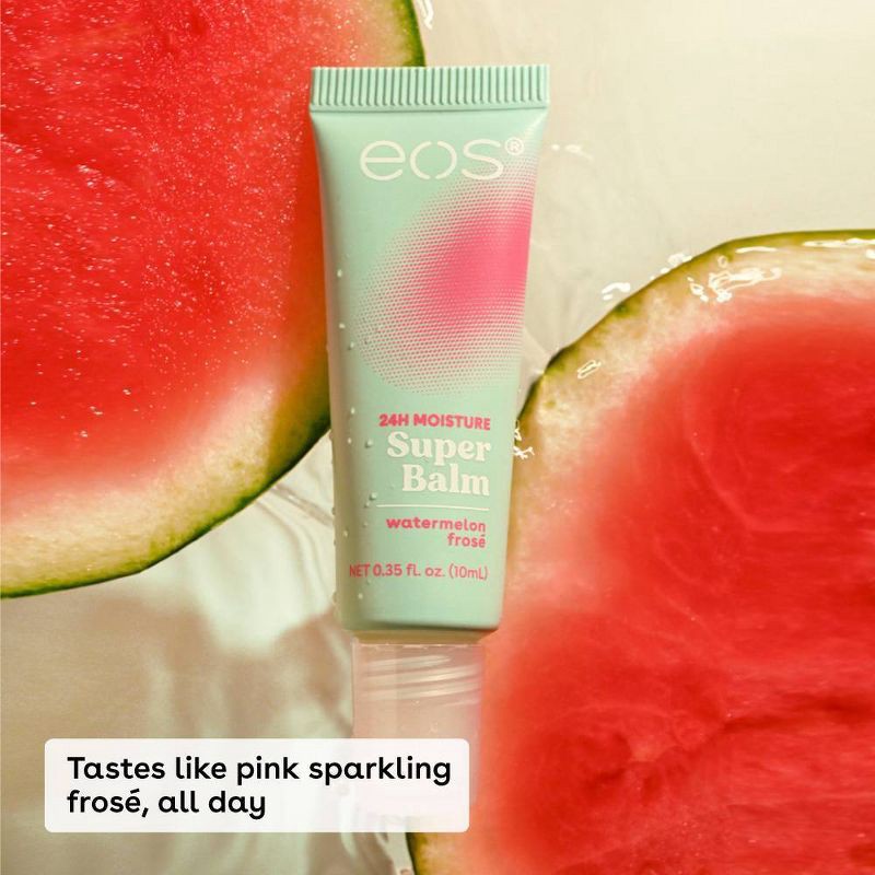 slide 3 of 7, eos 24H Moisture Super Balm - Watermelon Frosé - 0.35 fl oz, 0.35 fl oz