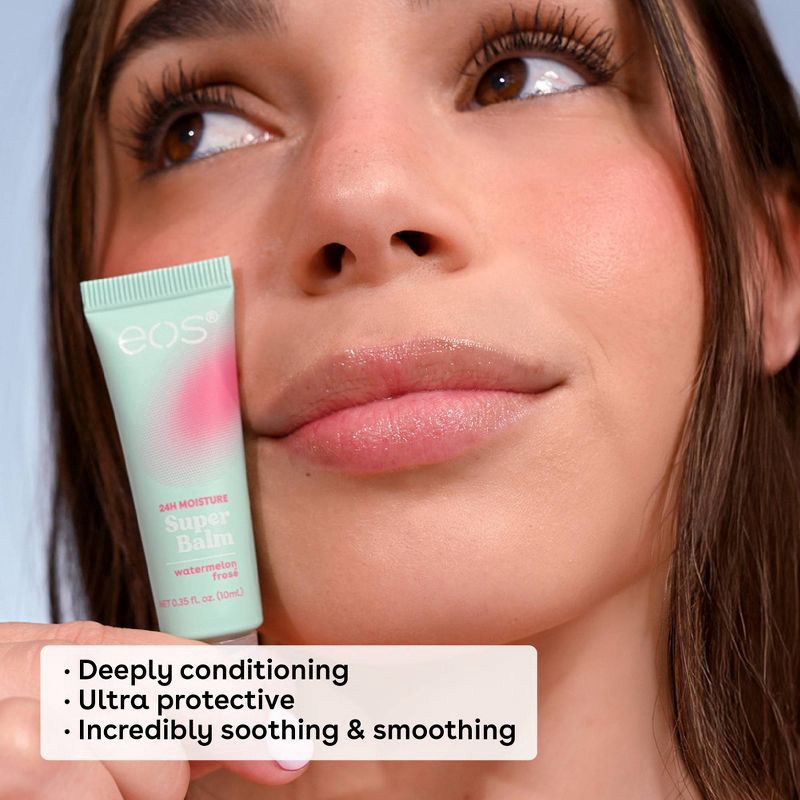 slide 4 of 7, eos 24H Moisture Super Balm - Watermelon Frosé - 0.35 fl oz, 0.35 fl oz