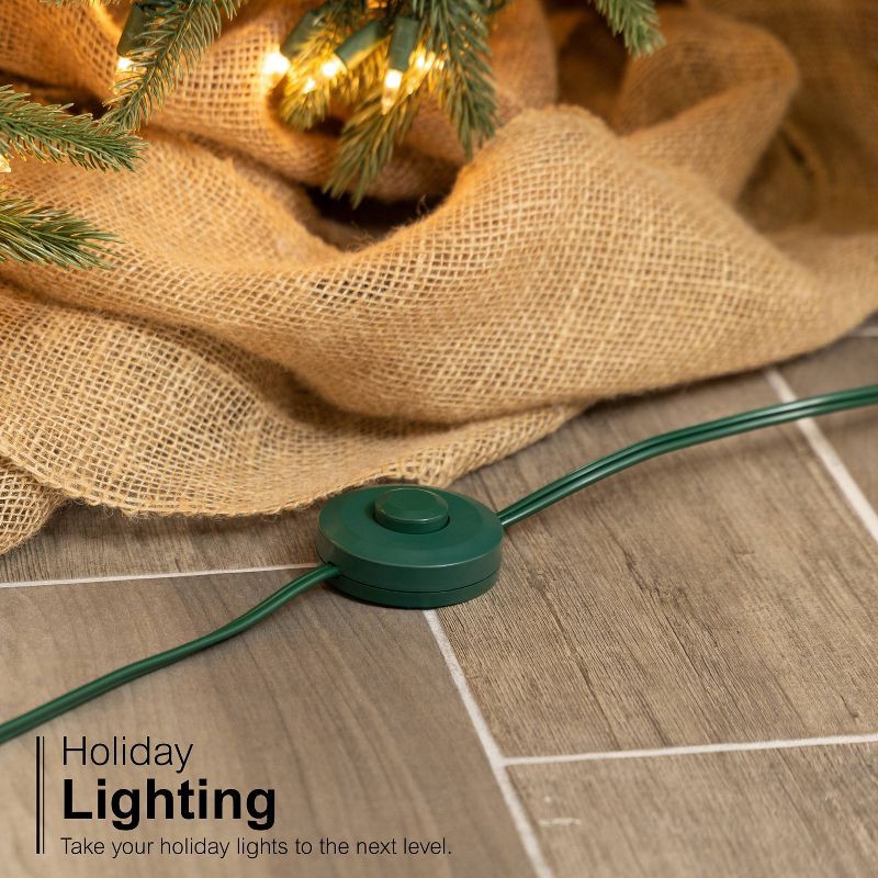 slide 6 of 7, General Electric GE 3-Outlet Polarized Extension Cord Indoor Footswitch 16AWG 9' Green: Lifetime Warranty, 13A, 2 Conductors, 9ft Length, 1 ct