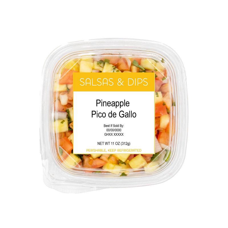 slide 1 of 4, Pineapple Pico de Gallo - 11oz, 11 oz