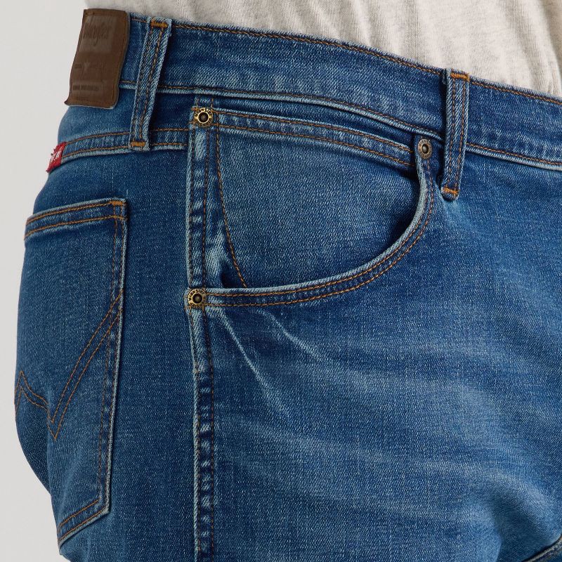 slide 5 of 7, Wrangler Men's Straight Leg Jeans - Indigo 36x29, 1 ct