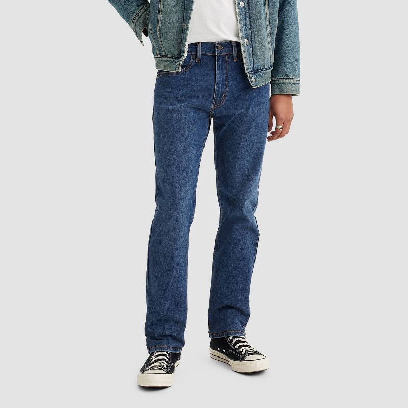 slide 1 of 3, Levi's® Men's 506™ Comfort Fit Straight Jeans - My Hero 34x32: Heavyweight Denim, Mid Rise, Stretch, Machine Washable, 1 ct