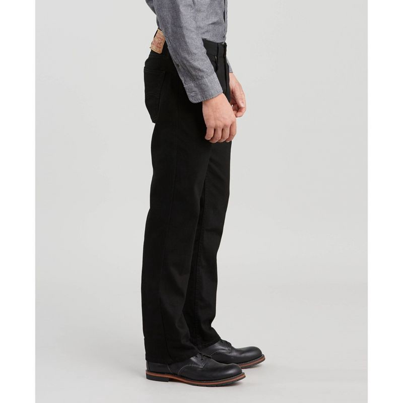 slide 2 of 3, Levi's® Men's 559™ Relaxed Fit Straight Jeans - Black Denim 42x32: Heavyweight Cotton Stretch Denim, 1 ct