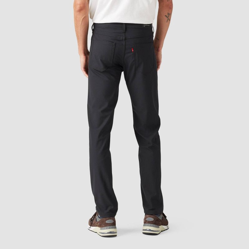 slide 3 of 3, Levi's® Men's 511™ Slim Tech Five Pocket Pants - Black 36x30: Midweight, Stretch, Knit, Mid Rise, 1 ct