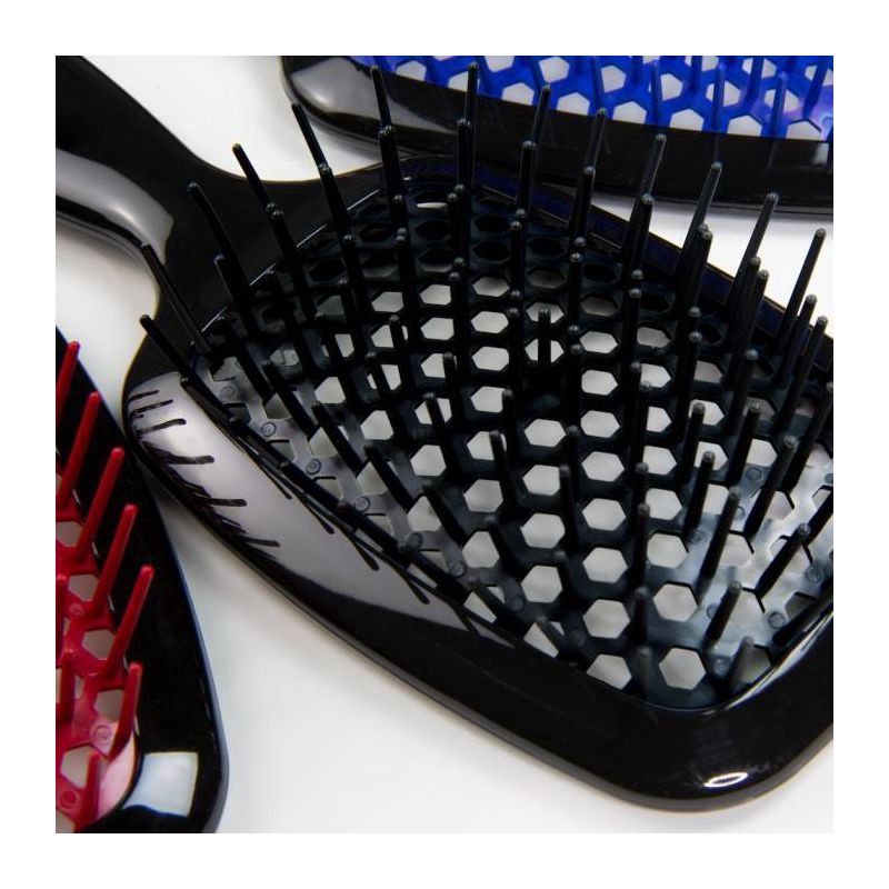 slide 3 of 6, UNbrush Detangler Hair Brush - Midnight, 1 ct