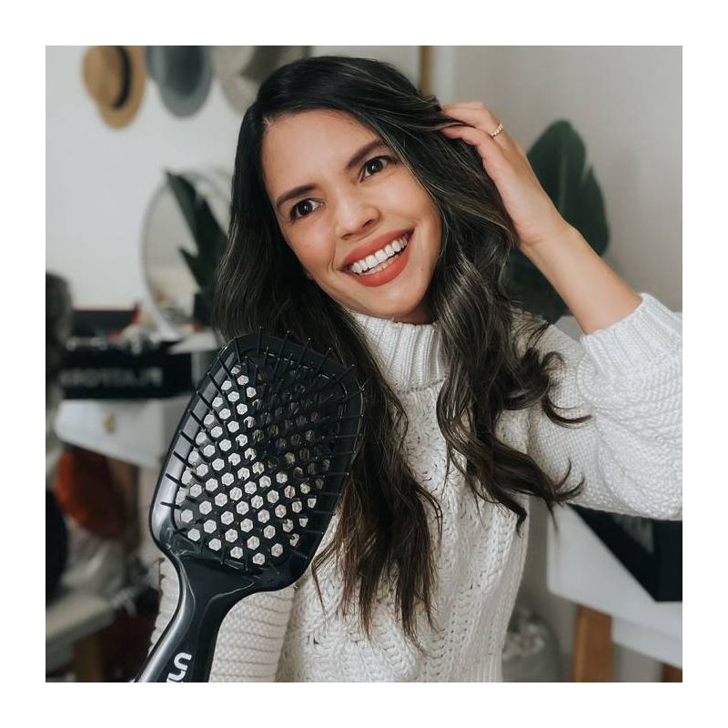 slide 5 of 6, UNbrush Detangler Hair Brush - Midnight, 1 ct