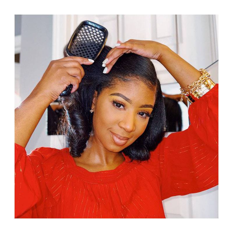 slide 6 of 6, UNbrush Detangler Hair Brush - Midnight, 1 ct