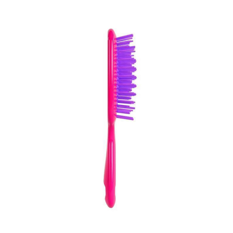slide 3 of 5, UNbrush Detangler Hair Brush - Neon Pink, 1 ct
