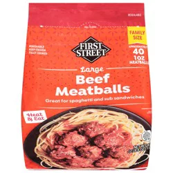 First Street Beef Meatballs