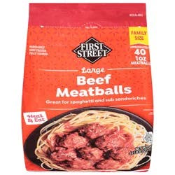 First Street Beef Meatballs