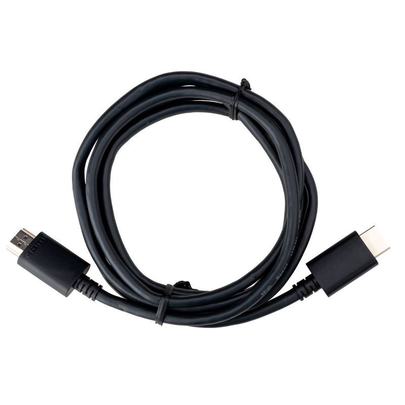 slide 1 of 3, HDMI High Speed Cable with Ethernet 6' Cable - dealworthy™ Black, 1 ct