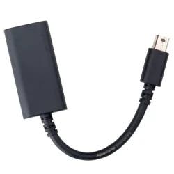 Mini Display Port to HDMI Adapter - dealworthy™: Black Male-to-Female Cable Adapter