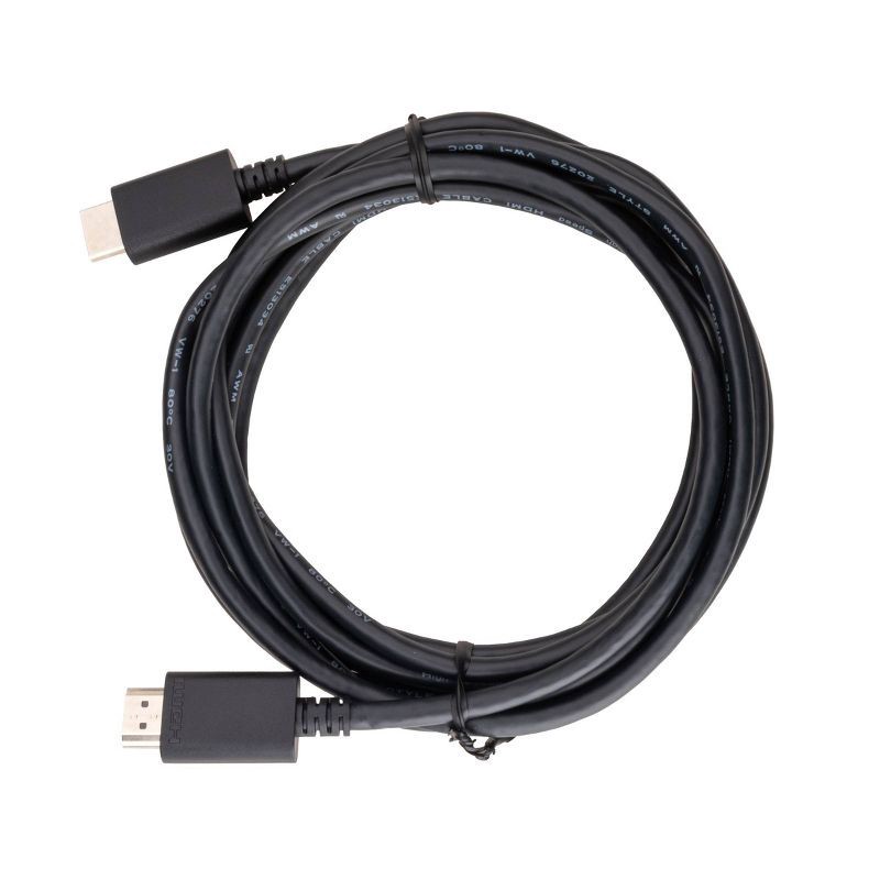 slide 1 of 3, HDMI High Speed Cable with Ethernet 10' Cable - dealworthy™ Black: 10ft Male-to-Male AV Cable, 10 ft