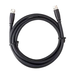 6' Coaxial A/V Cable - dealworthy™ Black