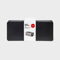 13.5" x 5.5" x 5.5" Cable Management Box - dealworthy™ Black