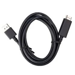 6' Display Port to HDMI Cable - dealworthy™ Black